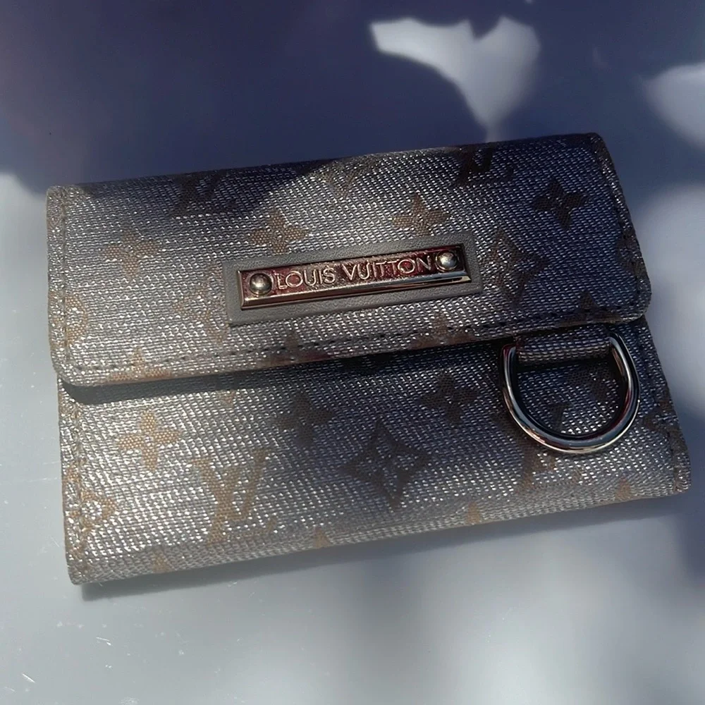 LOUIS VUITTON MINI LIN SHINE MONOGRAM WALLET